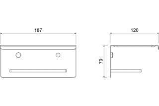 Бумагодержатель Aquatek Либра AQ4309CR хром