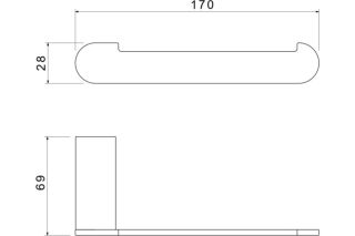 Бумагодержатель Aquatek Лира AQ4408CR хром