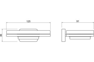 Мыльница Aquatek Либра AQ4303CR хром