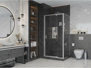 Боковая стенка Ambassador Elysium 90KX 90см хром/прозрачное