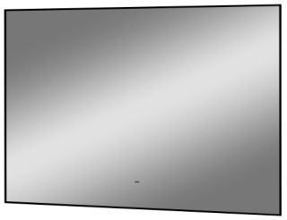 Зеркало с подсветкой Continent Amer ЗЛП1523 с бесконтактным сенсором 100x70см чёрный