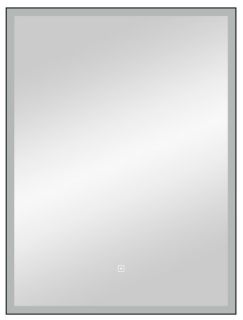 Зеркало с подсветкой Continent Frame Black ЗЛП1018 с сенсорным выключателем 70см чёрный