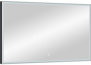 Зеркало с подсветкой Continent Frame Black ЗЛП589 с сенсорным выключателем 100см чёрный