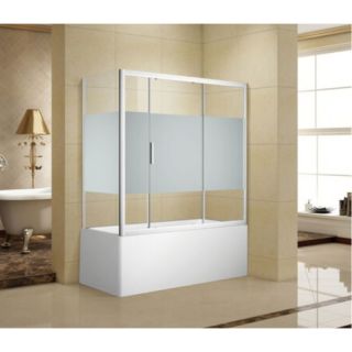 Шторка на ванну с боковым стеклом Aquanet Practic AE10-B-170H150U-CP + AE10-F-80H150U-CP 254253 170x80 см прозрачное стекло/шелкография профиль хром