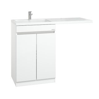 Напольная тумба под раковину под стиральную машину Onika Милтон 104802 48 см белый