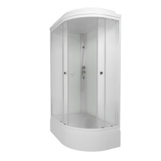 Душевая кабина Triton Коралл-Лайт Щ0000068947 левая 120x80 см профиль белый стекло градиент