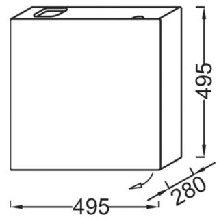 Тумба под раковину Jacob Delafon Terrace EB1178-M61 50 см мягкий чёрный