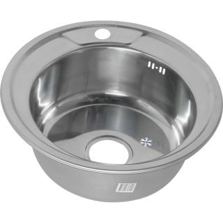 Мойка 490 Melana 0,8/180 хром с сифоном (002/2 *15)