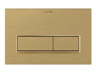 Клавиша смыва Kludi Unifix 32PP01N0 механическая брашированное золото