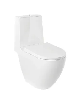 Унитаз-компакт Kludi Resa D 24WCB0643 безободковый смыв торнадо белый