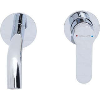 Встраиваемый смеситель для раковины Aquanet Passion AF300-12С 336186 хром