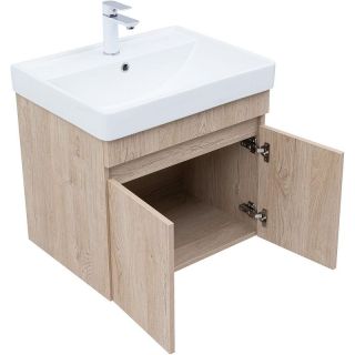 Тумба под раковину Aquanet Оптима 344803 60 см дуб светлый