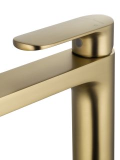 Смеситель для раковины Wonzon & Woghand WW-H1034-BG брашированное золото