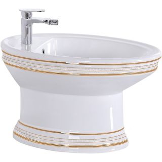 Биде CeramaLux Lux Classic 4285 напольное белое