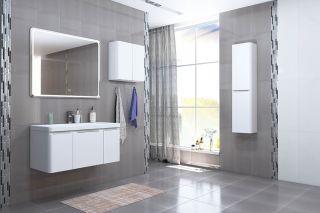 Акватон 1A2088K1SH010 Набор: 1A208801SH010 Тумба-умывальник Шерилл 85, 1A71443KSH010 Раковина Шерилл