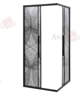 Душевой уголок AvaCan KB 80-90 чёрный