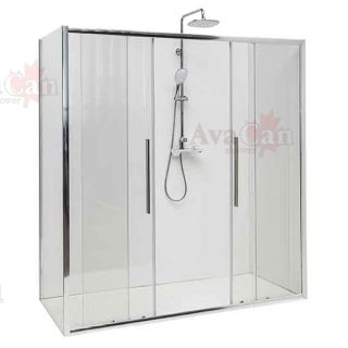 Душевой уголок AvaCan FC2 190-210 + SC100 хром