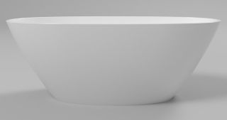 Ванна из искусственного камня Whitecross Onyx B 0205.160075.100 160x75см белый глянец