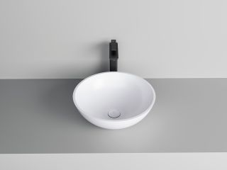 Накладная раковина NT Bagno Coppa NT410 40см белый матовый