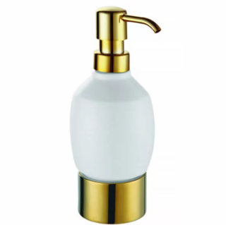 Дозатор жидкого Azario ELVIA AZ-128AG мыла керамический настольный