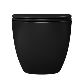 Унитаз подвесной DQ Matrix DT1396025 безободковый чёрный