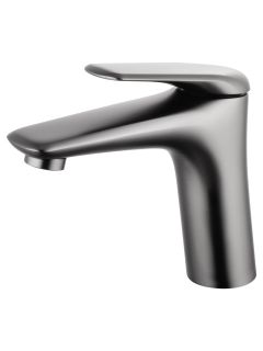 Смеситель для раковины Wonzon & Woghand Elbe WW-A41222-BGG тёмный графит