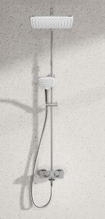 Душевая стойка Kludi Cockpit Explorer с термостатом хром 8005005-00