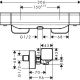 СМЕСИТЕЛЬ HANSGROHE Ecostat E 15773000 ДЛЯ ДУША С ТЕРМОСТАТОМ