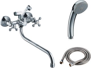 Смеситель для ванны/душа Orange Classic Pro M72-222cr с душевым набором