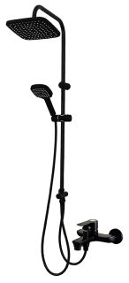 Душевая система Orange Aristo M19-944b смеситель с изливом, черный матовый