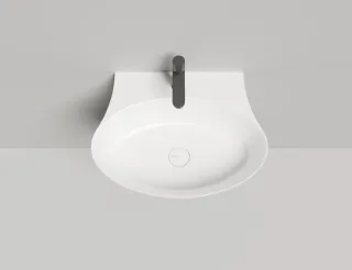Подвесная раковина Salini Alda Wall 01 S-Stone 140321M 58см белый матовый