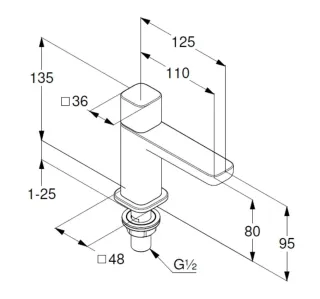 Смеситель для раковины Kludi Renon 421185375 белый маовый