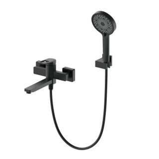Смеситель для ванны с душем Wonzon & Woghand Frame WW-88639010-MB чёрный матовый