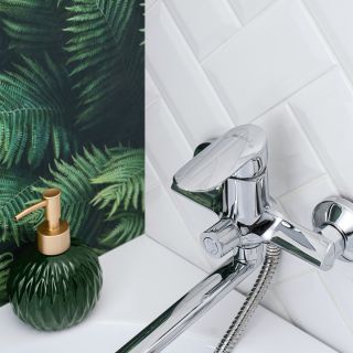 Смеситель для ванны с душем BOOU B8274-18F хром