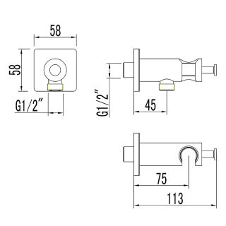 Шланговое подключение Lemark LM7885C