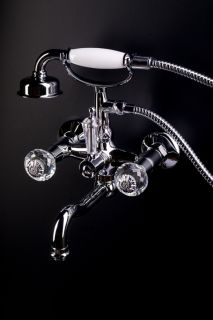 Смеситель для ванны Boheme Flora хром 273-FL