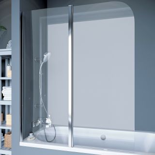 Шторка для ванны Koller Pool Waterfall Line QP95(left) chrome,grape