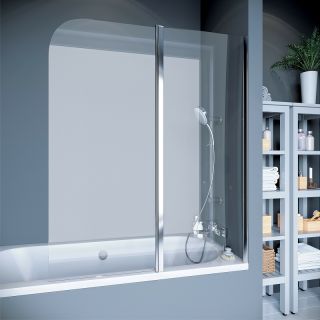 Шторка для ванны Koller Pool Waterfall Line QP95(right) chrome,clear