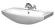 Мебельная раковина Rosa Элеганс 65 см белый