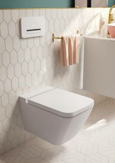 Крышка-сиденье для унитаза Villeroy Boch Finion 9M88S1R1 Альпийский белый с микролифтом