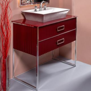 Тумба под раковину Armadi Art Monaco 100см бордо/хром 867-100-RCR