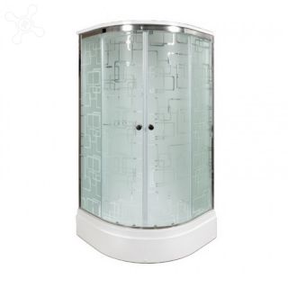 Душевая кабина Deto ЕМ2710 с гм. и эл. 100х100х220 см