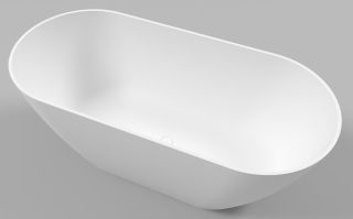 Ванна из искусственного камня Whitecross Coral A 0213.165075.200 165x75см белый матовый