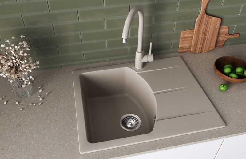 Кухонная мойка Florentina Паола 620 грей