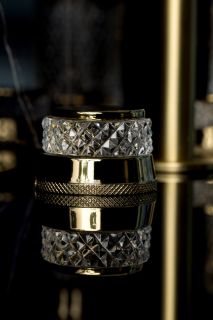 Встраиваемый смеситель для раковины Boheme Aura 152-G-A золото