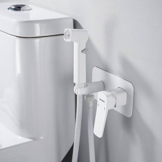 Гигиенический душ со смесителем Shevanik S9905C белый