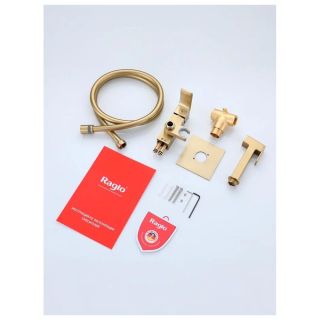 Гигиенический душ со смесителем Raglo R02.54.03 золотой сатин