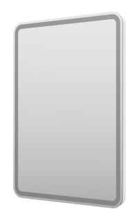 Зеркало с подсветкой Misty 3 Неон 60см с сенсором на корпусе белый