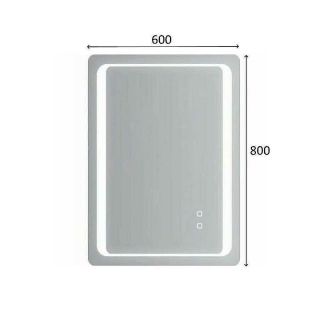 Зеркало с подсветкой Gappo G605 60 см с подогревом