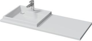 Раковина над стиральной машиной СанТа Юпитер 900124 120см левая белый